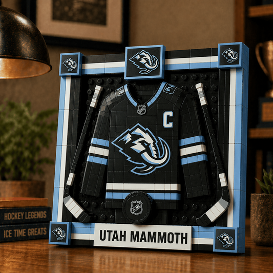 UTA x NHL Framed Jersey Building Set 2404 DatND DVT