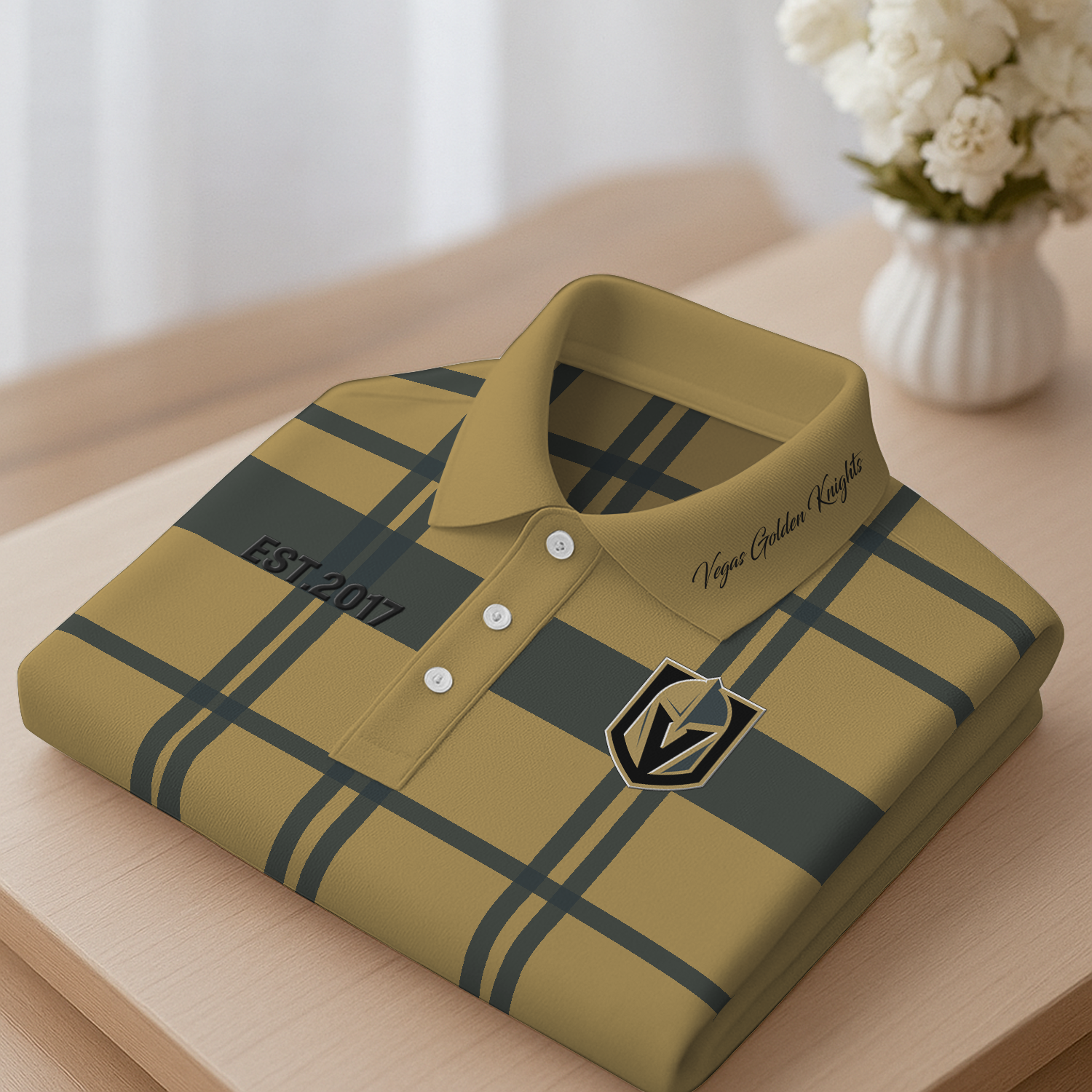 VGK Premium NHL Polo Shirt 2703 DatND DVT 1