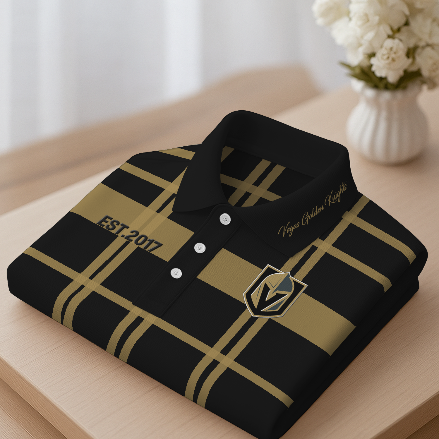 VGK Premium NHL Polo Shirt 2703 DatND DVT 2