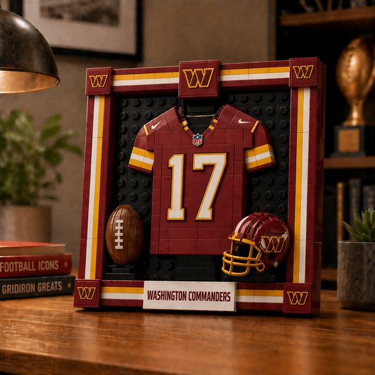 WAS x NFL Framed Jersey Building Set 2304 DatND DVT