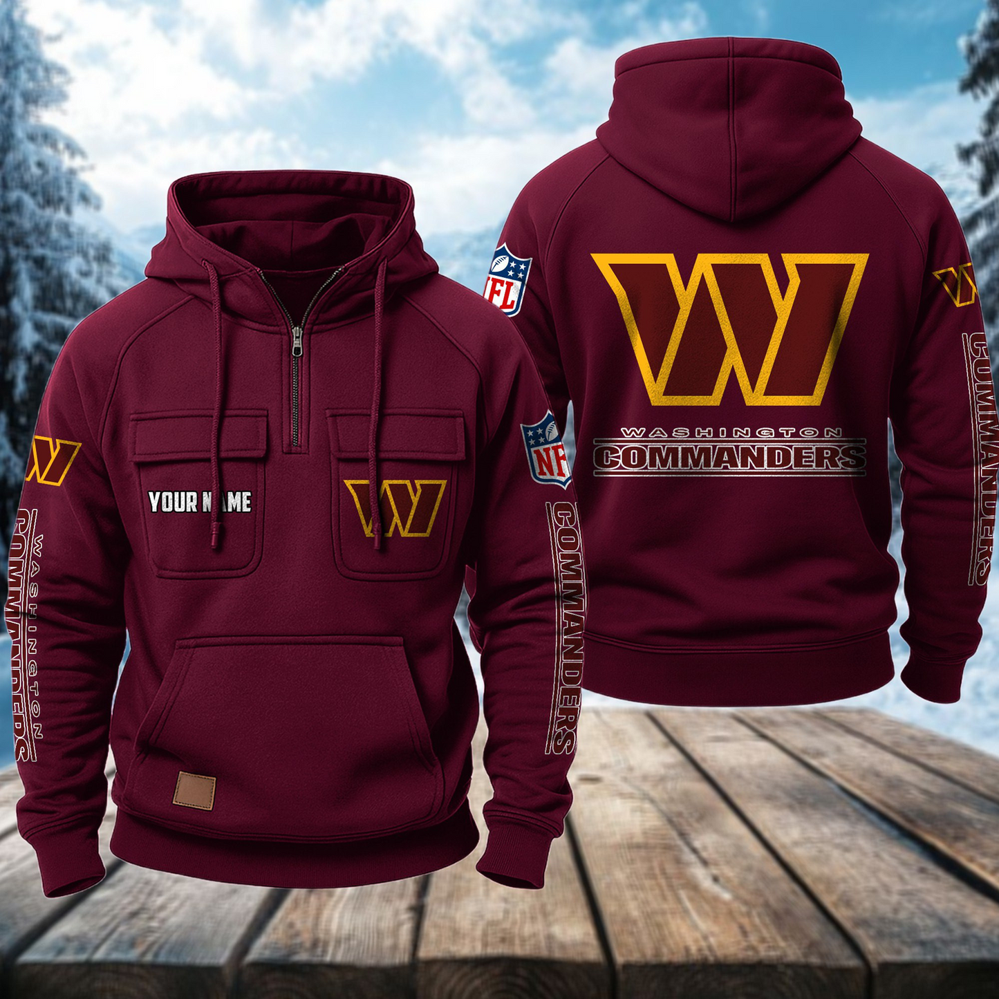 WAS x NFL Premium Hoodie DATND TANTD