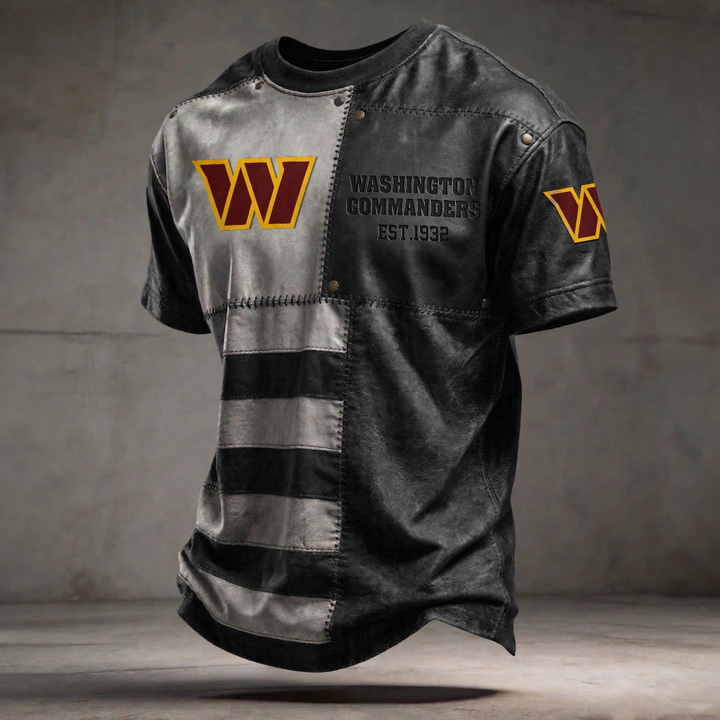WAS x NFL T-Shirt 0404 DatND DVT Black