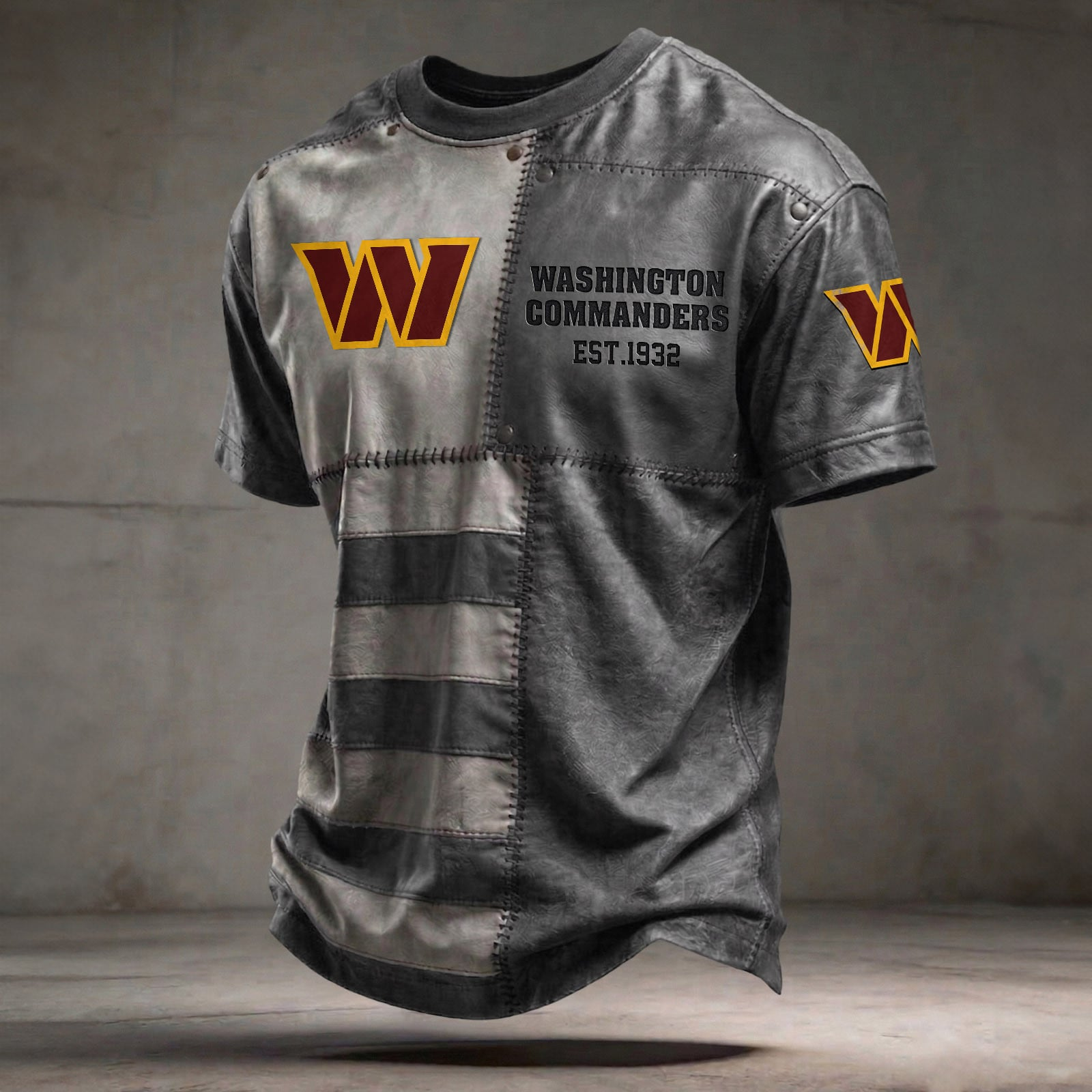 WAS x NFL T-Shirt 0404 DatND DVT Grey