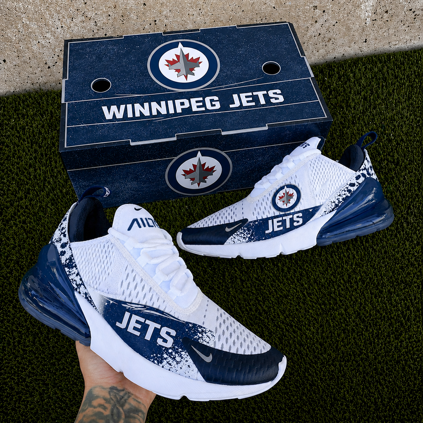 WPG x NHL Nike Air Max 270 Shoes 0505 DatND DVT