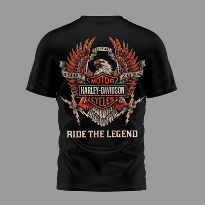 BUF Premium NFL 122 Year Harley Davidson 3D Shirt 2603 DatND DVT