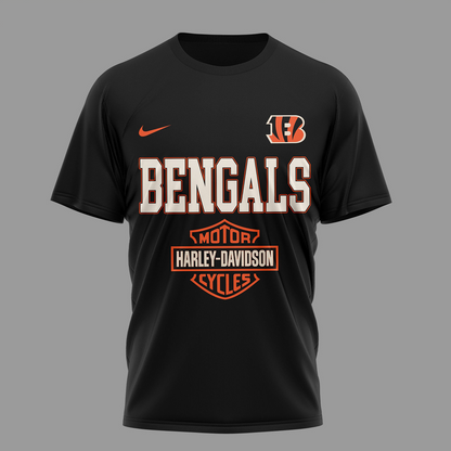 CIN Premium NFL 122 Year Harley Davidson 3D Shirt 2603 DatND DVT