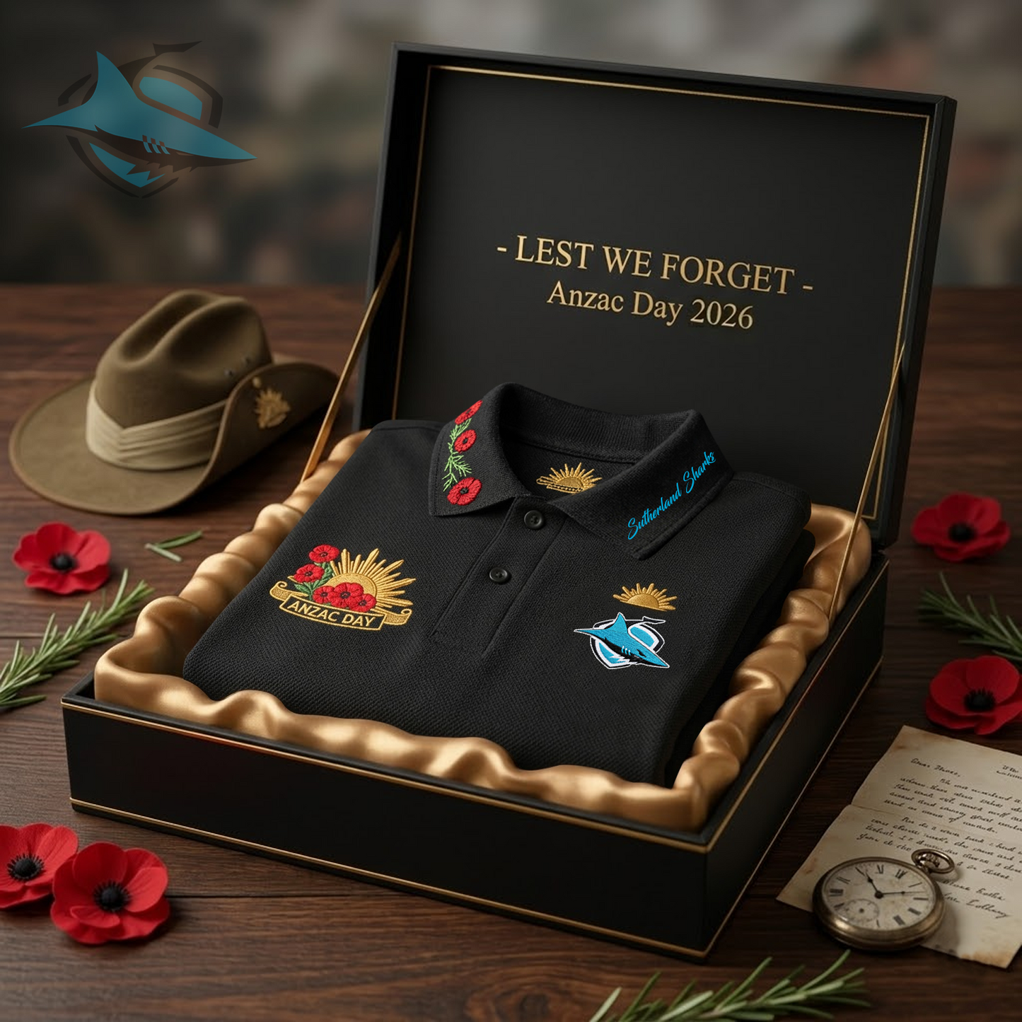 CRO X NRL Honor & Memory Polo Gift Set 3103 NAK NHT