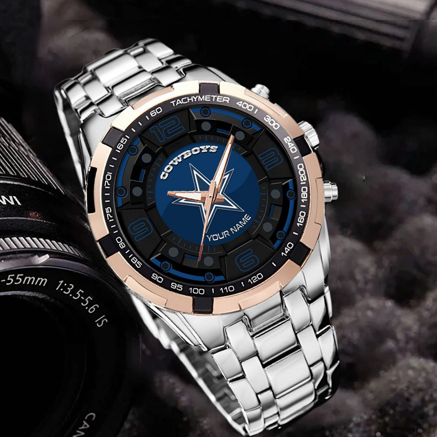 DAL x NFL Stainless Steel Watch DatND DVT