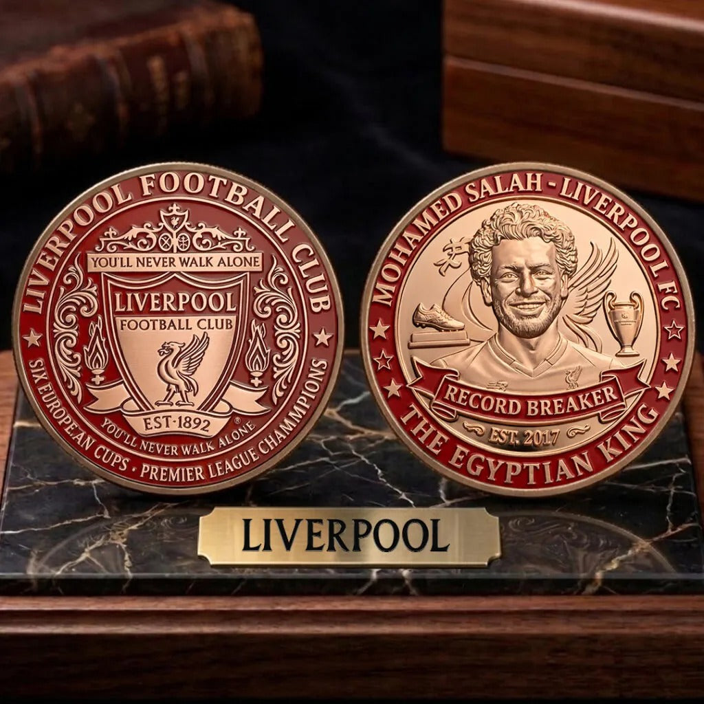 Liv FC x M Salah Commemorative Coin DatND DVT