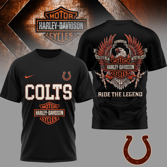 IND Premium NFL 122 Year Harley Davidson 3D Shirt 2603 DatND DVT