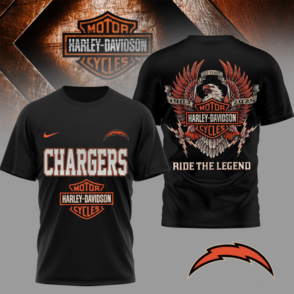 LAC Premium NFL 122 Year Harley Davidson 3D Shirt 2603 DatND DVT