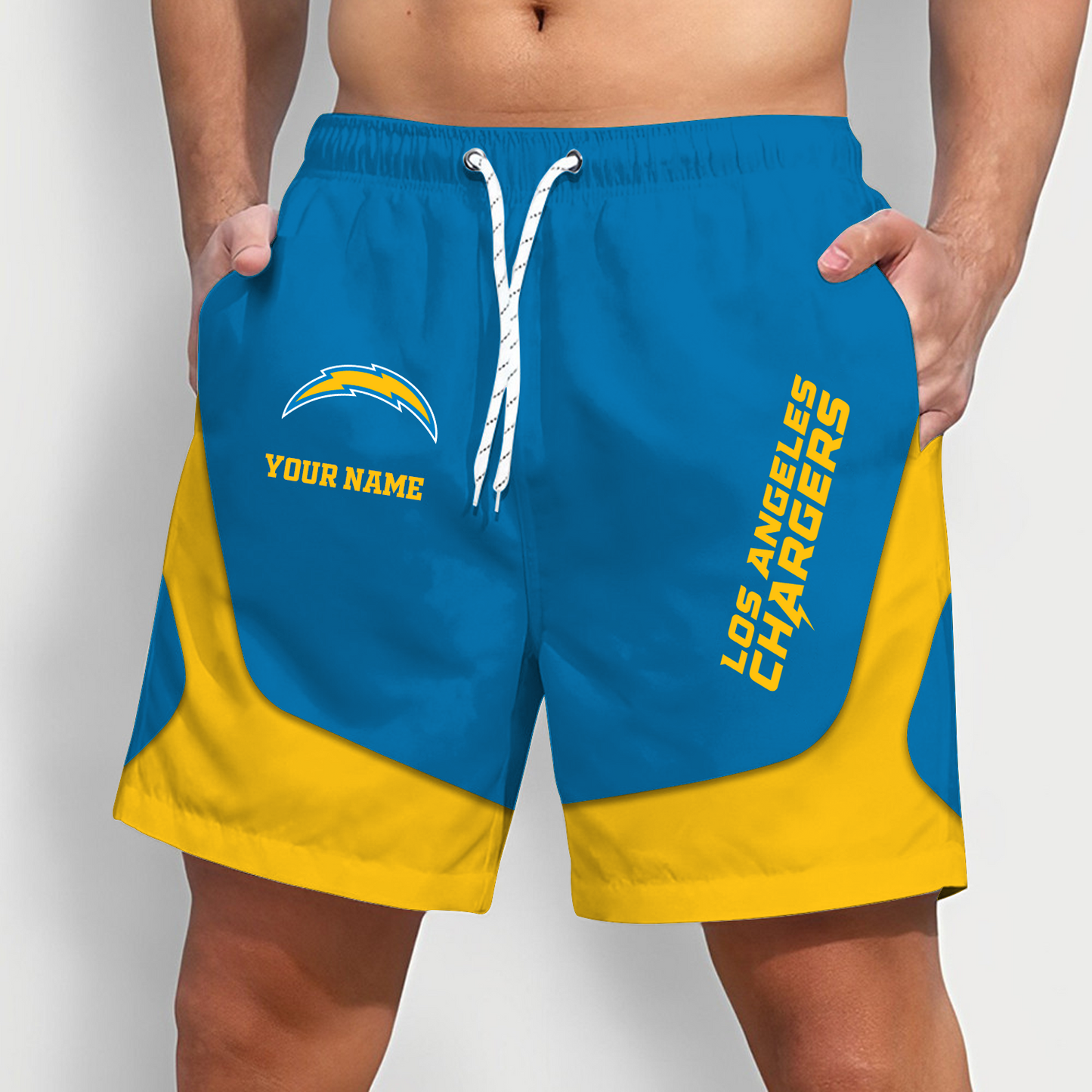 LAC x NFL Team Special Short Pants For Men Custom Name Gifts DATND TANTD25