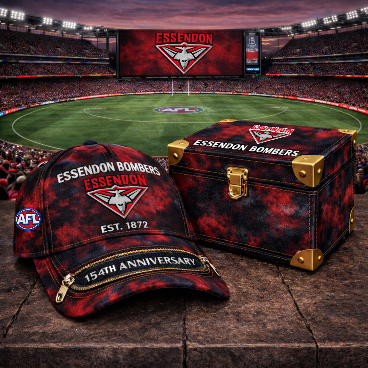 Premium AFL EB Anniversary Tie-Dye Heritage Zipper Cap V9 NMD TTV