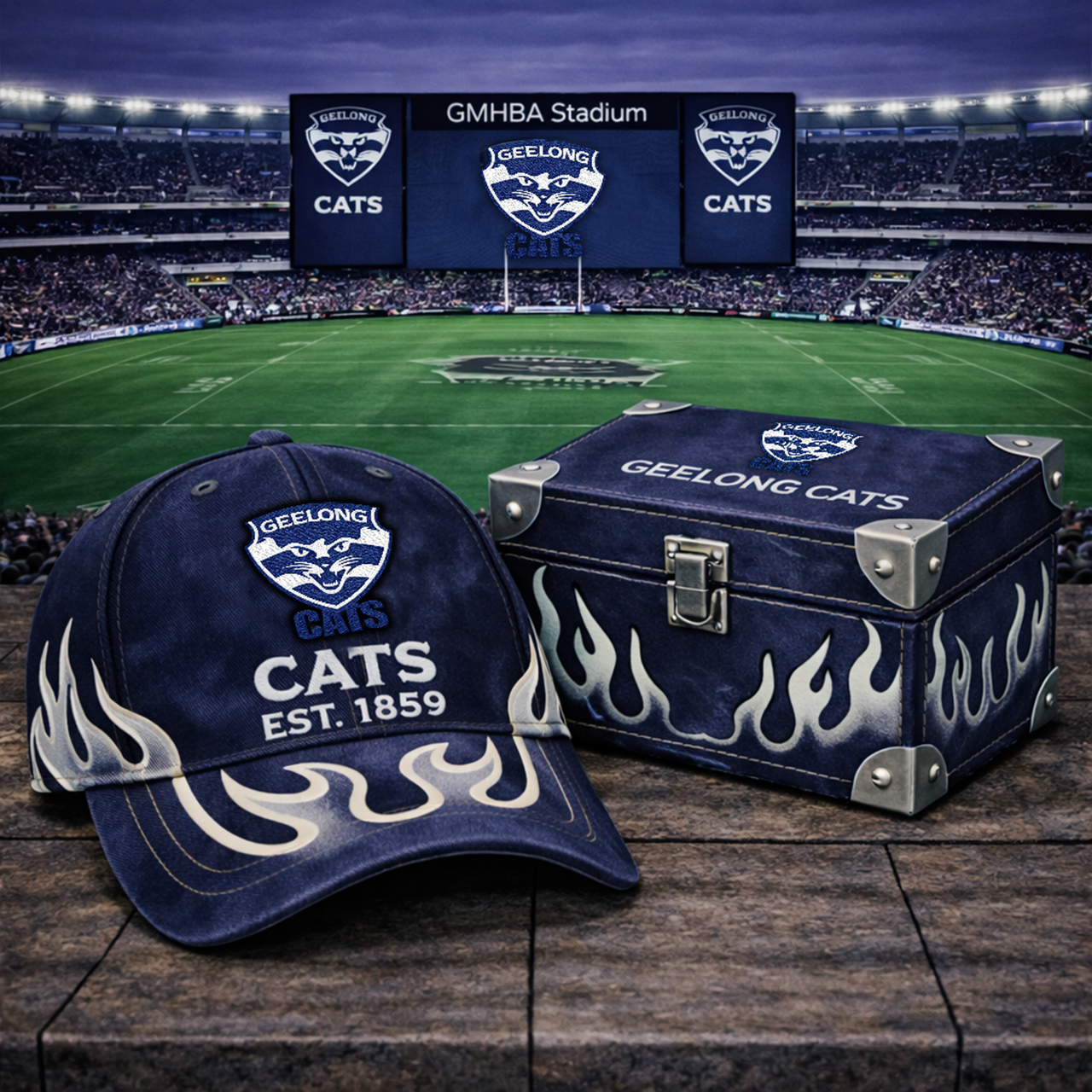 Premium AFL GC Flame Heritage Vintage Cap V13 NMD TTV