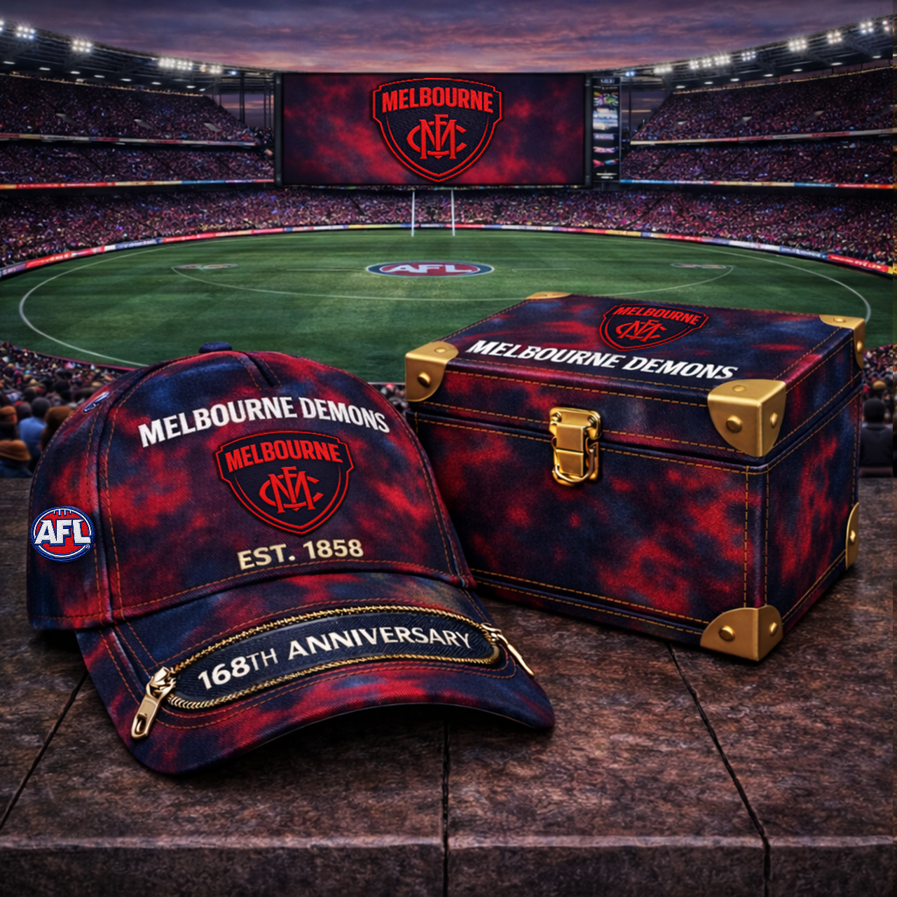 Premium AFL MD Anniversary Tie-Dye Heritage Zipper Cap V9 NMD TTV