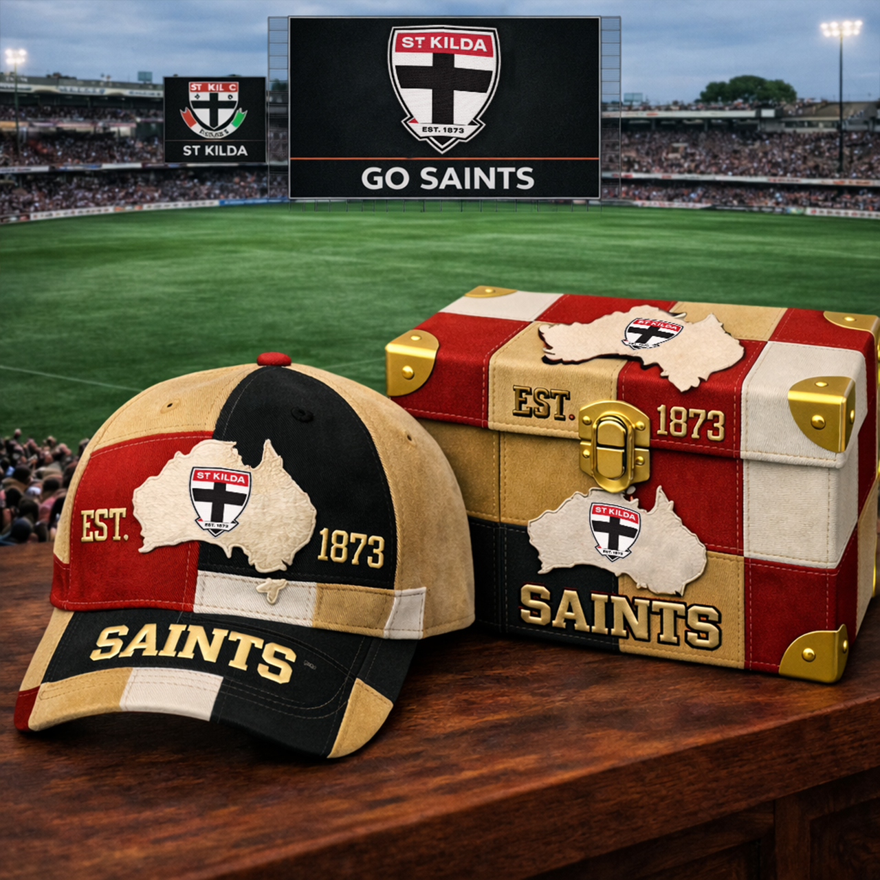 Premium AFL SK Heritage Patchwork Vintage Cap V12 NMD TTV