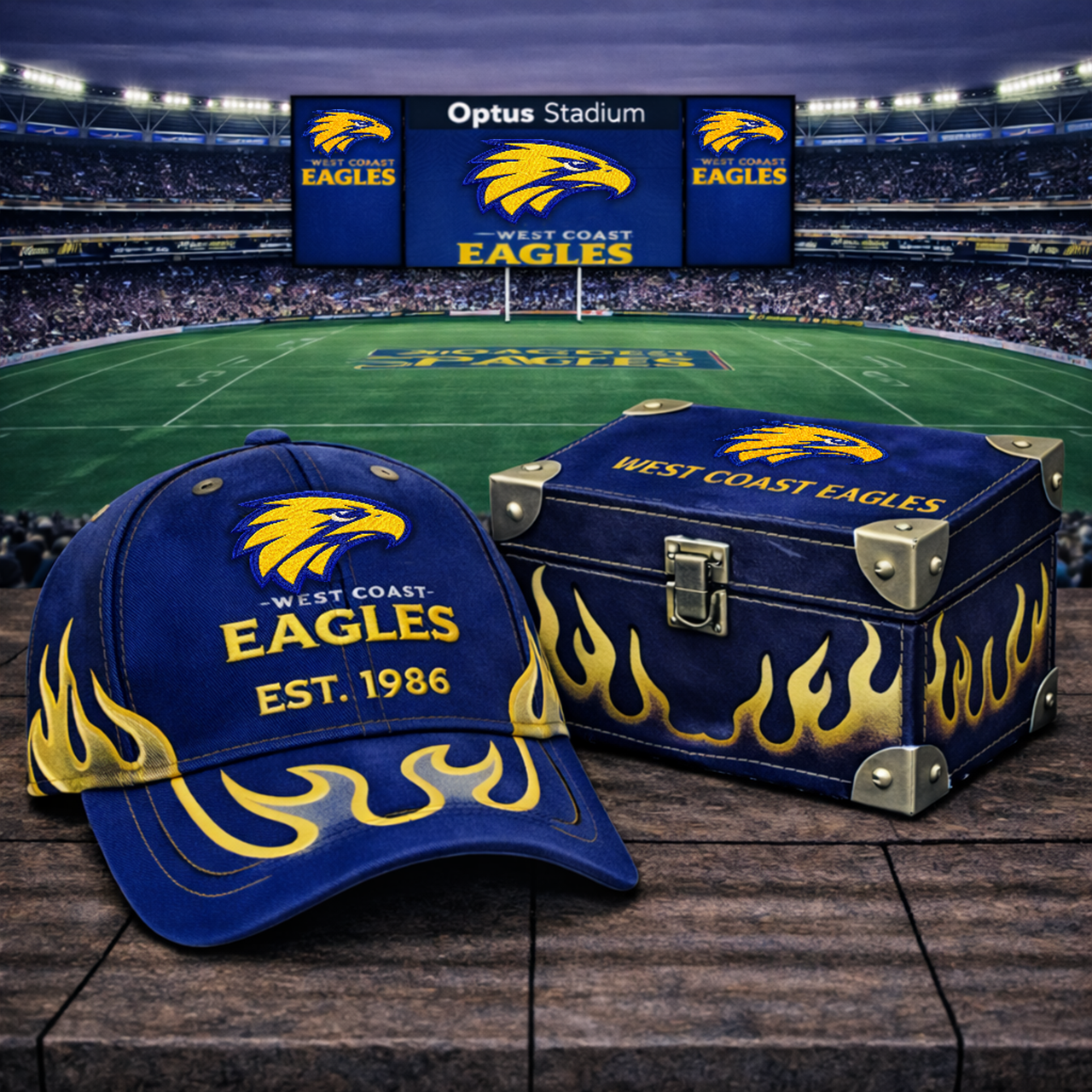 Premium AFL WCE Flame Heritage Vintage Cap V13 NMD TTV