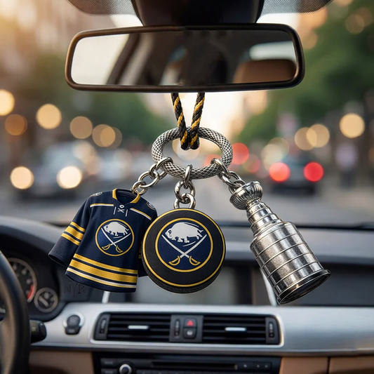 Premium BUF x NHL Custom Jersey Logo Cup Car Charm DATND TANTD 250326