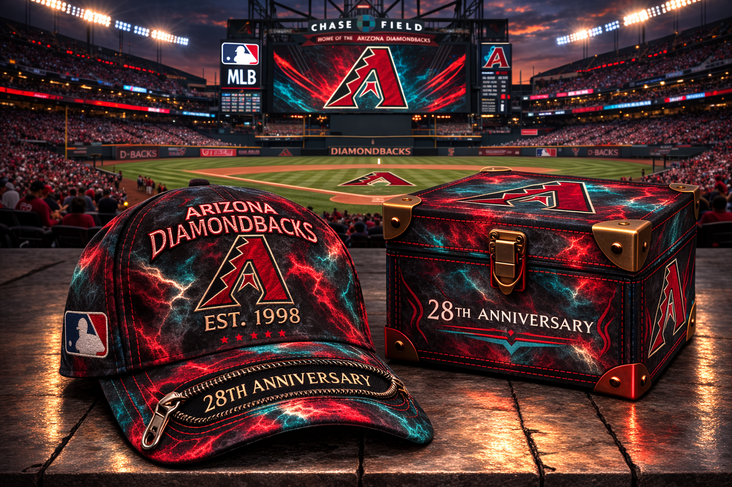 Premium MLB AD Anniversary Tie-Dye Heritage Zipper Cap V9 NMD CTKT