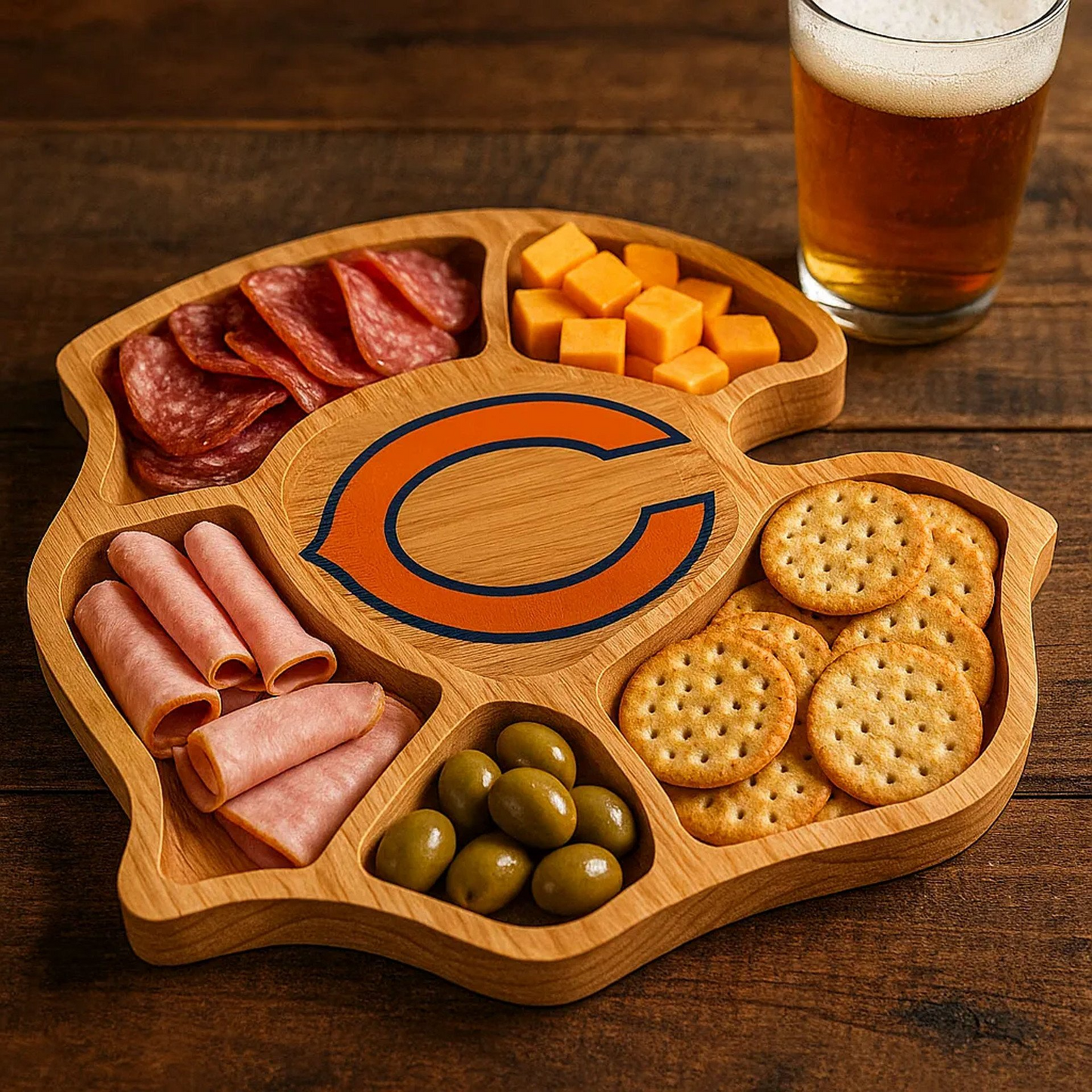Premium NFL CHI Game Day Platter V1 NMD TTV