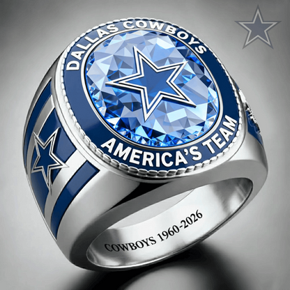 Premium NFL DAL Legacy Crystal Ring V2 NMD TTV