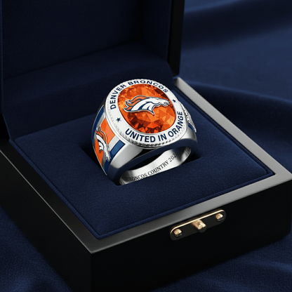 Premium NFL DEN Legacy Crystal Ring V2 NMD TTV