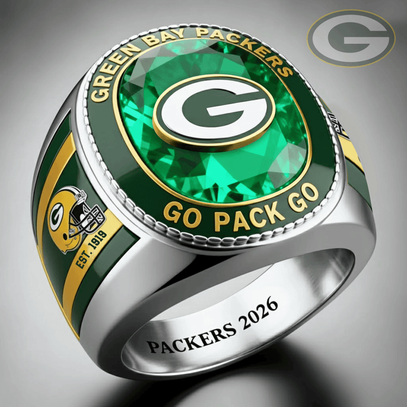 Premium NFL GB Legacy Crystal Ring V2 NMD TTV