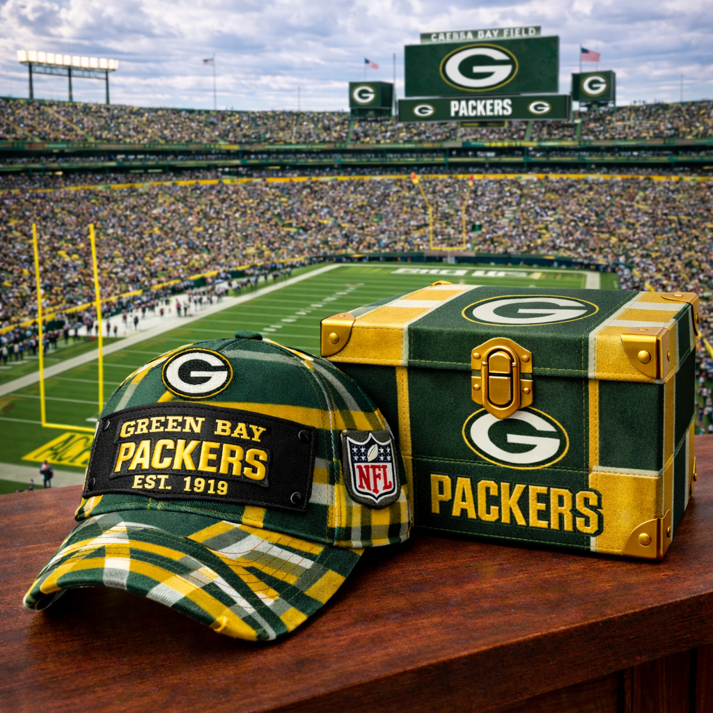 Premium NFL GBP Heritage Plaid Vintage Cap V14 NMD CTKT