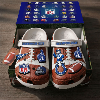 Premium NFL IND Clogs With Charms V1 NMD TTV