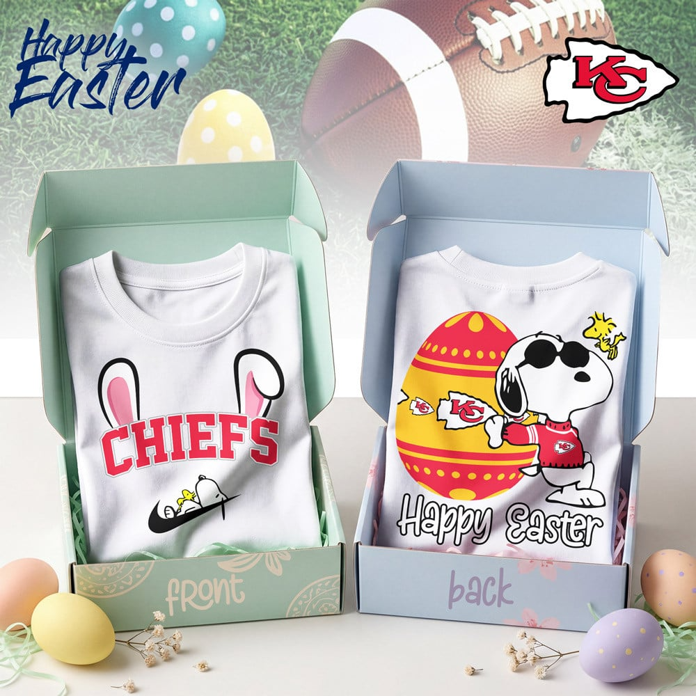 Premium NFL KC Happy Snoopy Easter T-shirt V1 NMD TTV