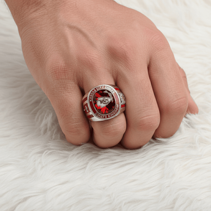 Premium NFL KC Legacy Crystal Ring V2 NMD TTV