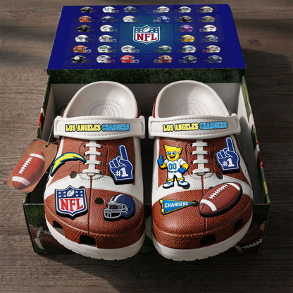 Premium NFL LAC Clogs With Charms V1 NMD TTV