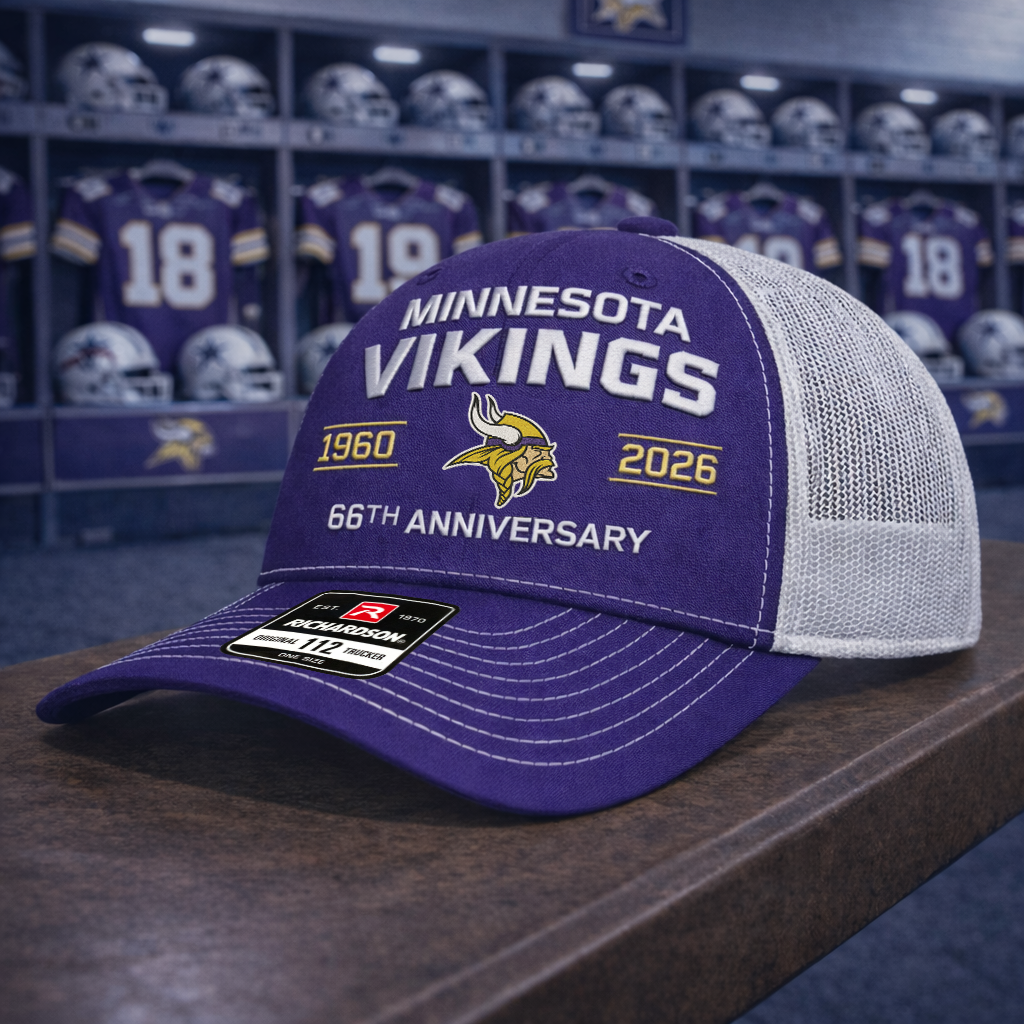 Premium NFL MIN Anniversary Trucker Hats V2 NMD 260226 TTV