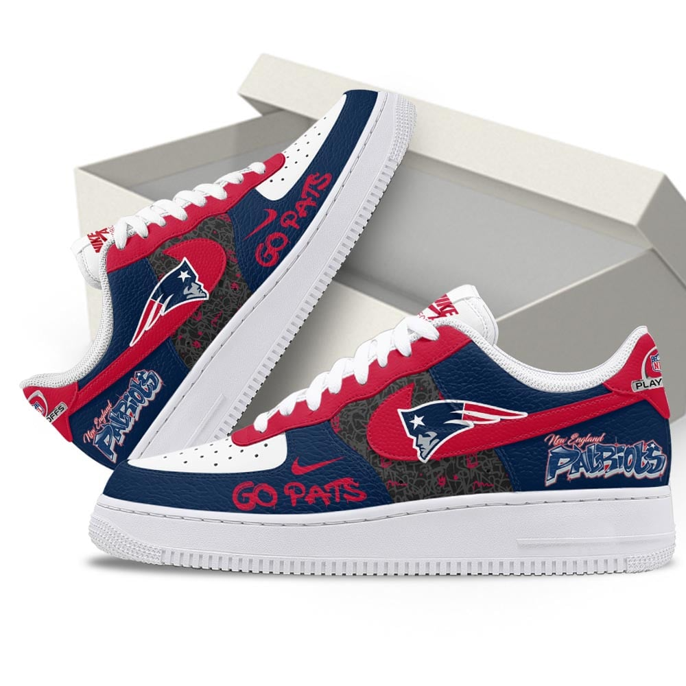 Premium NFL NE Playoffs 2025-26 AF1 Sneaker V1 NMD TTV