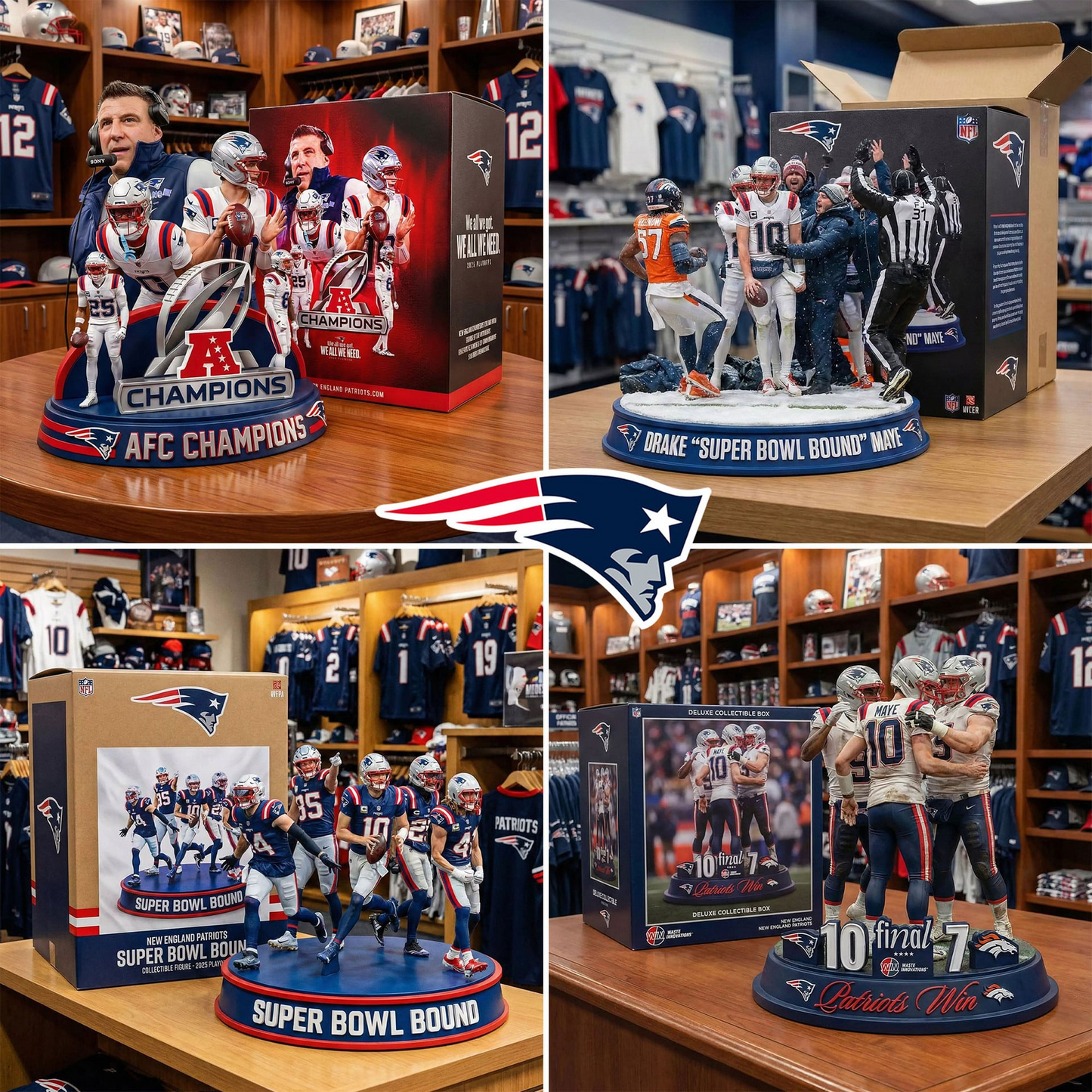 Premium NFL NEP Champions Acrylic Plaque V1 NMD TTV