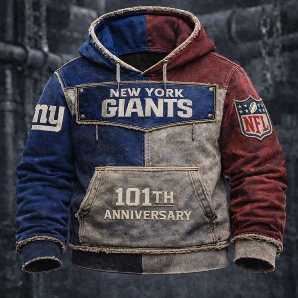 Premium NFL NYG Anniversary Vintage Hoodie V1 NMD TTV
