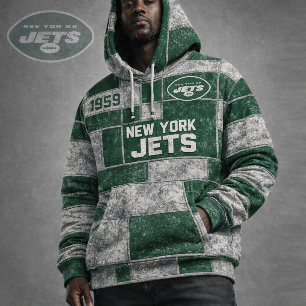 Premium NFL NYJ Vintage Patchwork Hoodie V2 NMD CTKT