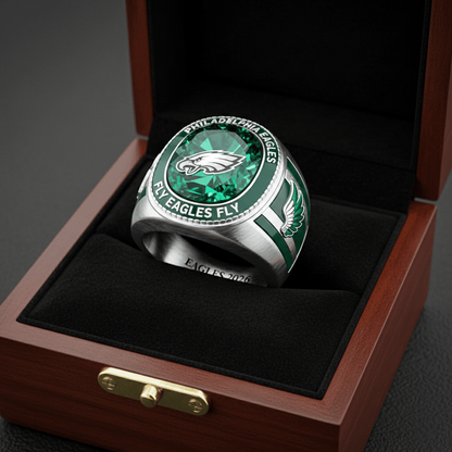 Premium NFL PHI Legacy Crystal Ring V2 NMD TTV