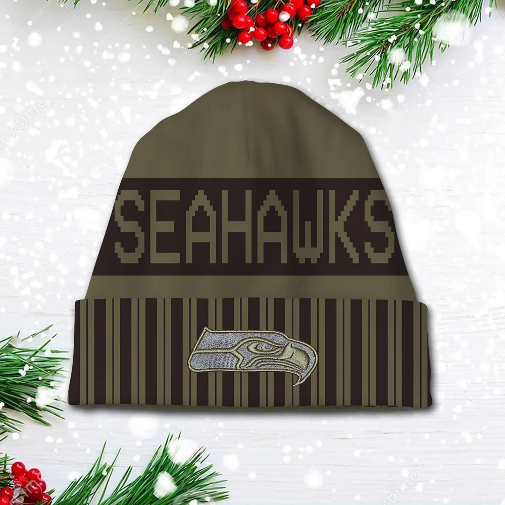 Premium NFL SEA 2025 NFC West Champions Beanie Hat V1 NMD 070125 TTV