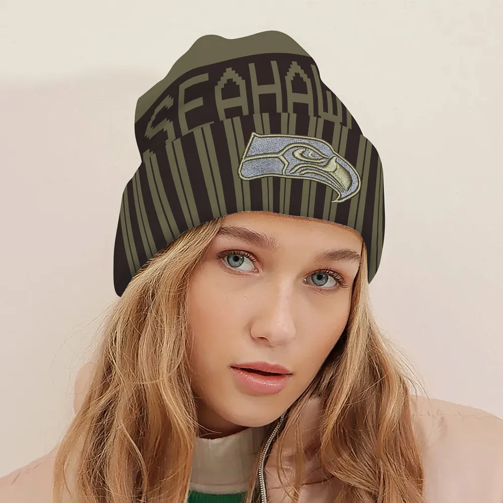 Premium NFL SEA 2025 NFC West Champions Beanie Hat V1 NMD 070125 TTV