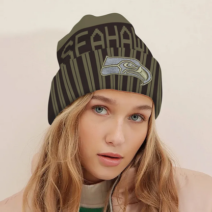 Premium NFL SEA 2025 NFC West Champions Beanie Hat V1 NMD 070125 TTV