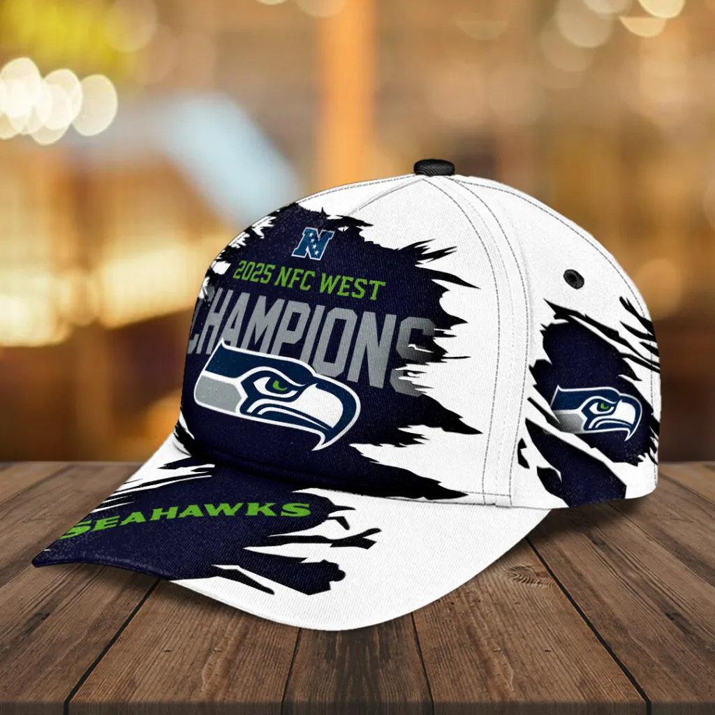 Premium NFL SEA 2025 NFC West Champions Cap V2 NMD 070125 TTV