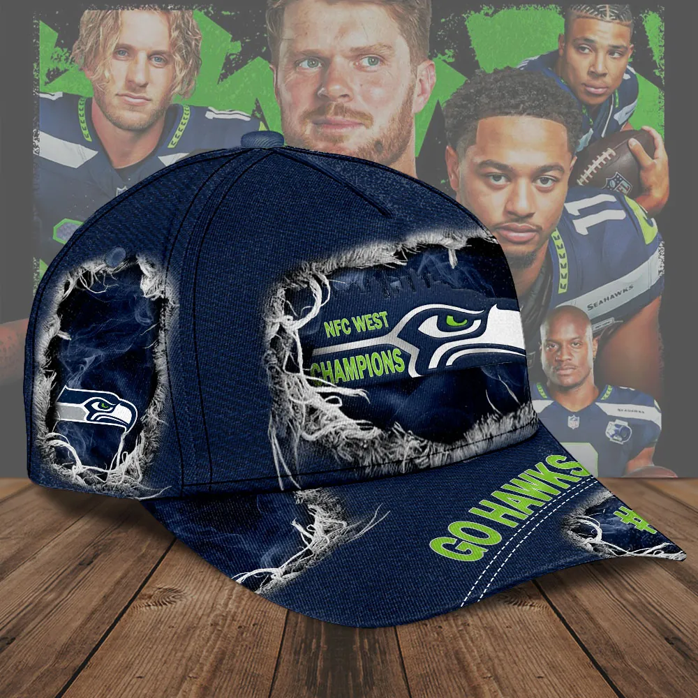 Premium NFL SEA 2025 NFC West Champions Cap V3 NMD 070125 TTV