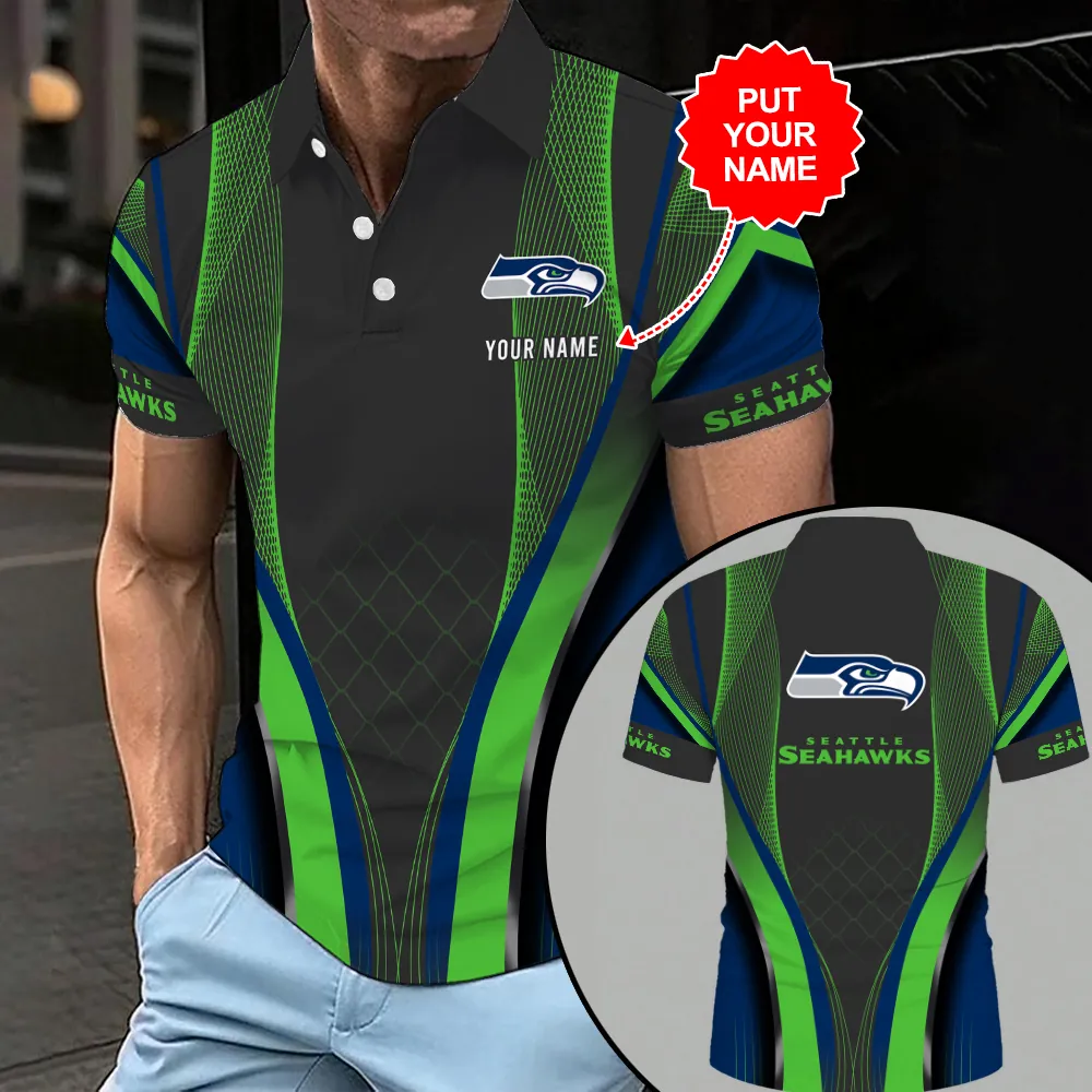 Premium NFL SEA 2025 NFC West Champions Polo Shirt V1 NMD 070125 TTV