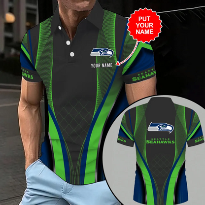 Premium NFL SEA 2025 NFC West Champions Polo Shirt V1 NMD 070125 TTV