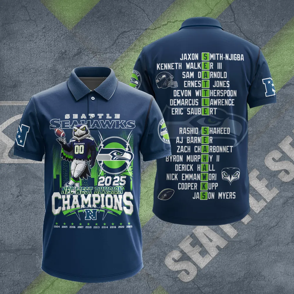 Premium NFL SEA 2025 NFC West Champions Shirt V4 NMD 070125 TTV