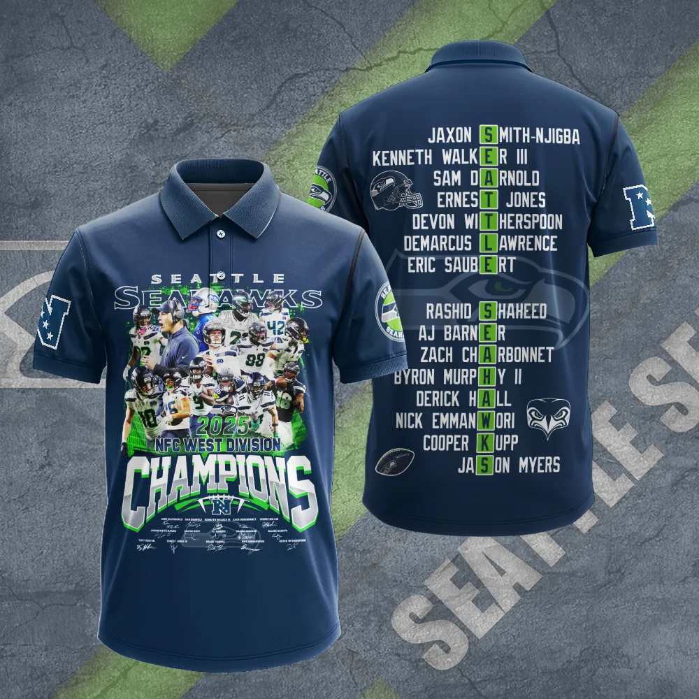 Premium NFL SEA 2025 NFC West Champions Shirt V5 NMD 070125 TTV