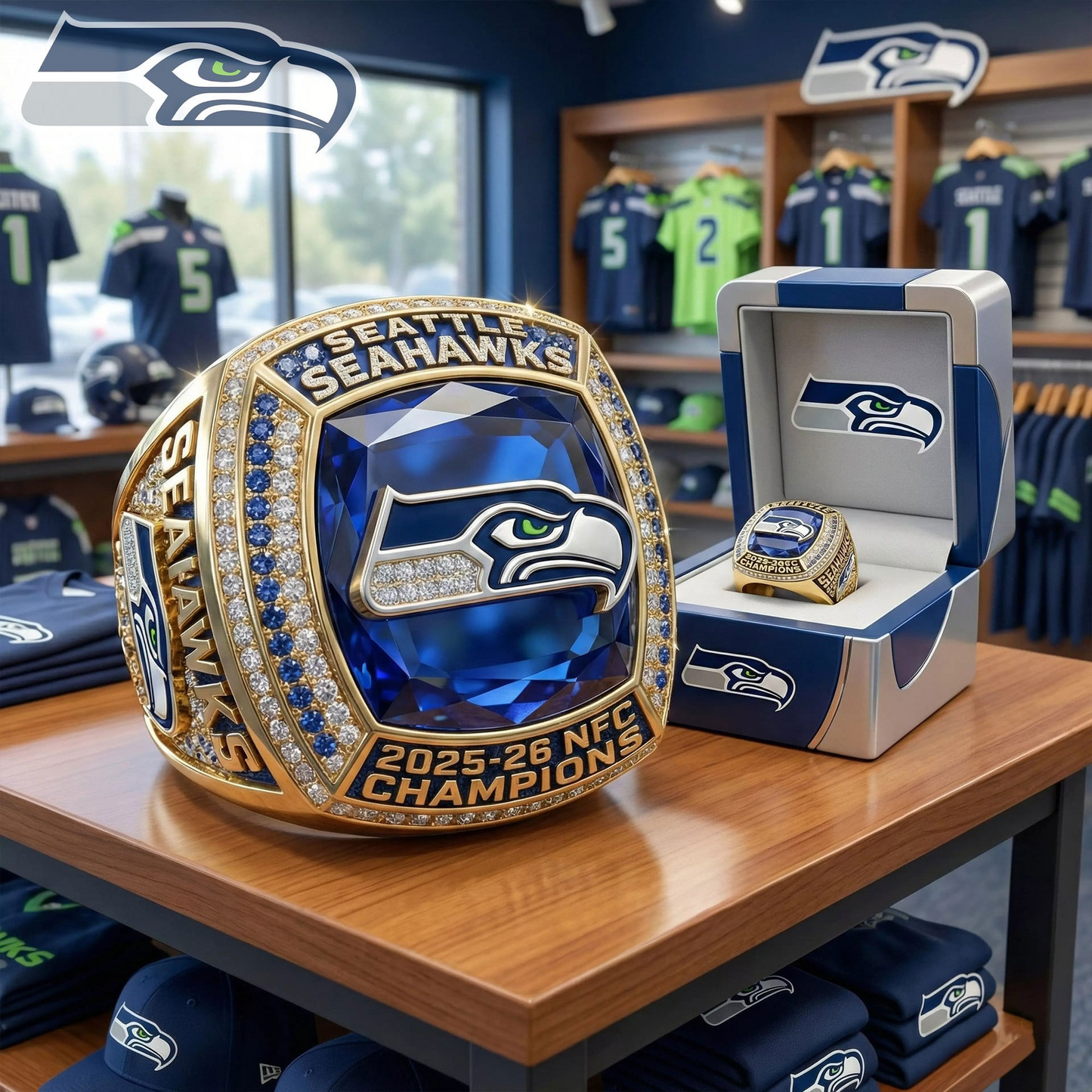 Premium NFL SEA Champions RING TULT V3 NMD TTV
