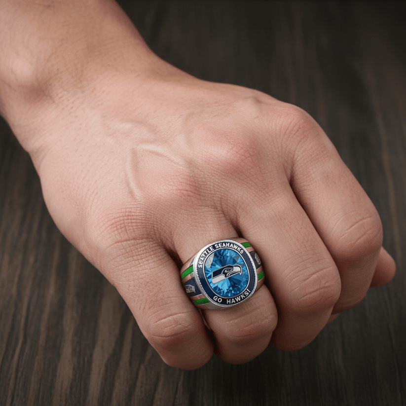 Premium NFL SEA Legacy Crystal Ring V2 NMD TTV