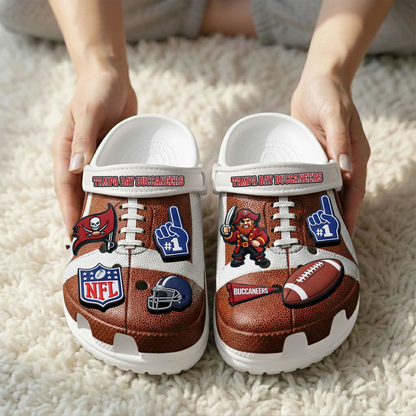 Premium NFL TB Clogs With Charms V1 NMD TTV